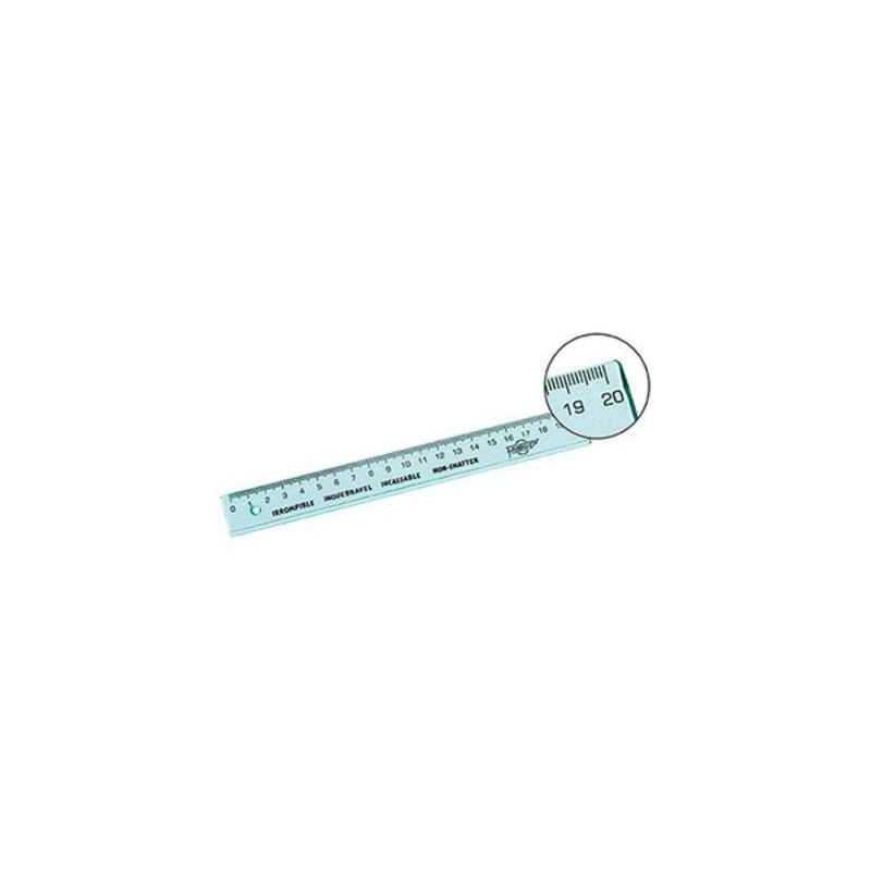 REGLE EN PLASTIQUE 20CM DELI PIONEER G016 12 AVEC POIGNNEE