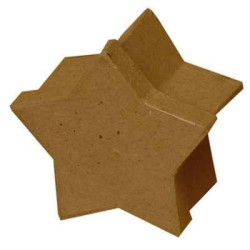 ?Boite carton etoile 80x50mm